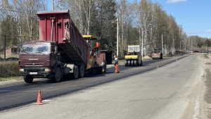 В Нововятском районе Кирова ремонтируют улицу Советскую