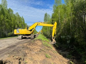 В Томской области обновляют два участка дороги Каргала – Бакчар