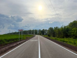 В Белгородской области завершен ремонт дороги у села Коровино