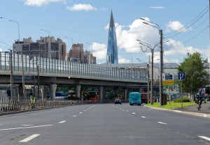 В Санкт-Петербурге обновили участок улицы Савушкина